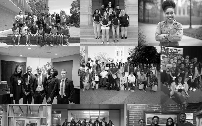 Trio student collage